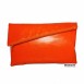 buy Square clutch - orange#neon in Bazarino