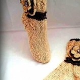 Ръчно плетени чорапи 