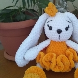 Плетена играчка - зайче